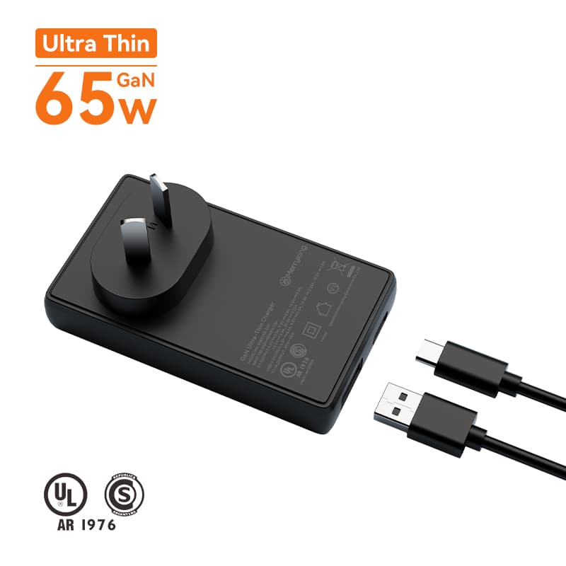 Thicker GaN 65W Charger With Dual-port